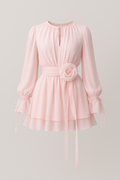 Vestido corto de verano romántico para mujer