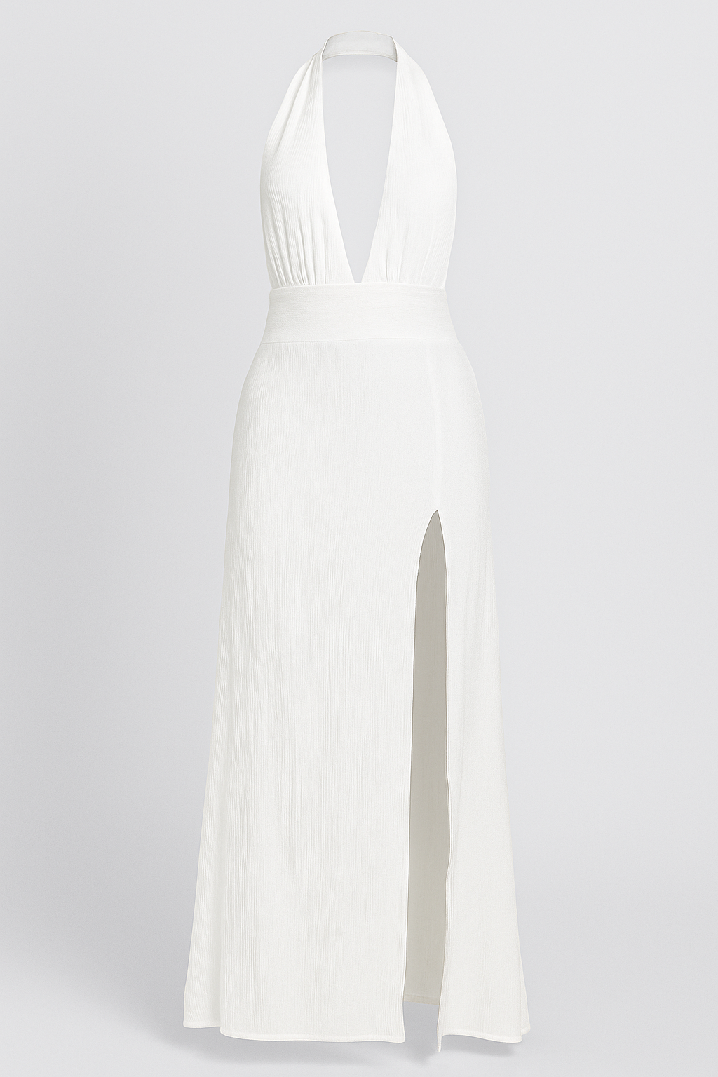 Abito da Donna Estivo Senza Maniche - Bianco - abbigliamento donna abito abito donna abito estivo abito leggero abito senza maniche donna dresses elegante vestito donna estivo fashion estate maniche moda estiva outfit estivo sukienka letnia vestito casual - Concept Palermo