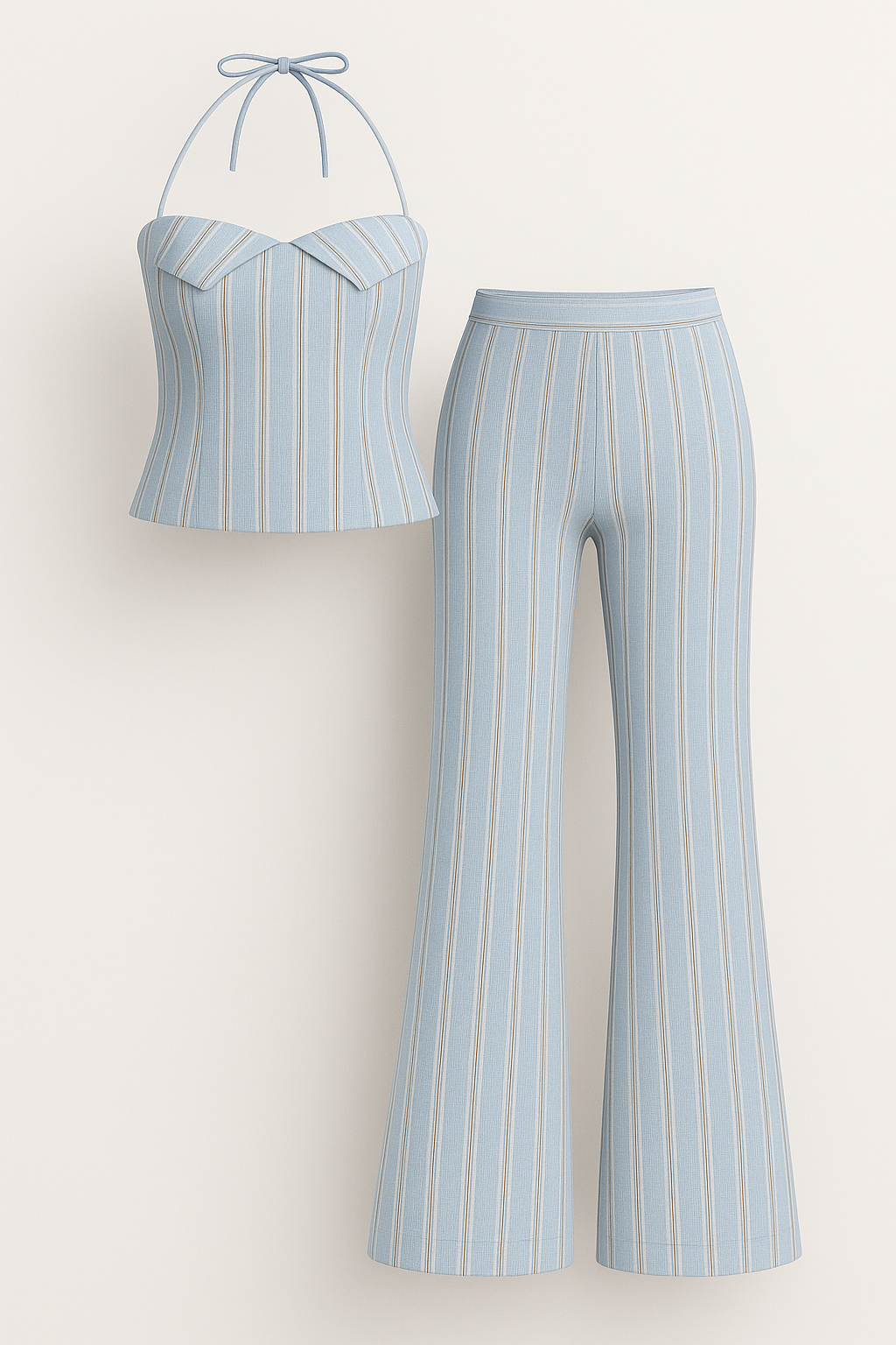 Completo Estivo Leggero con Top e Pantaloni Uomo - Blu - abbigliamento casual completo completo estivo completo versatile estivo fashion estate leggero moda estiva outfit sets pantaloni pantaloni a righe set estivo stile informale top leggero uomo vestibilità comoda - Concept Palermo