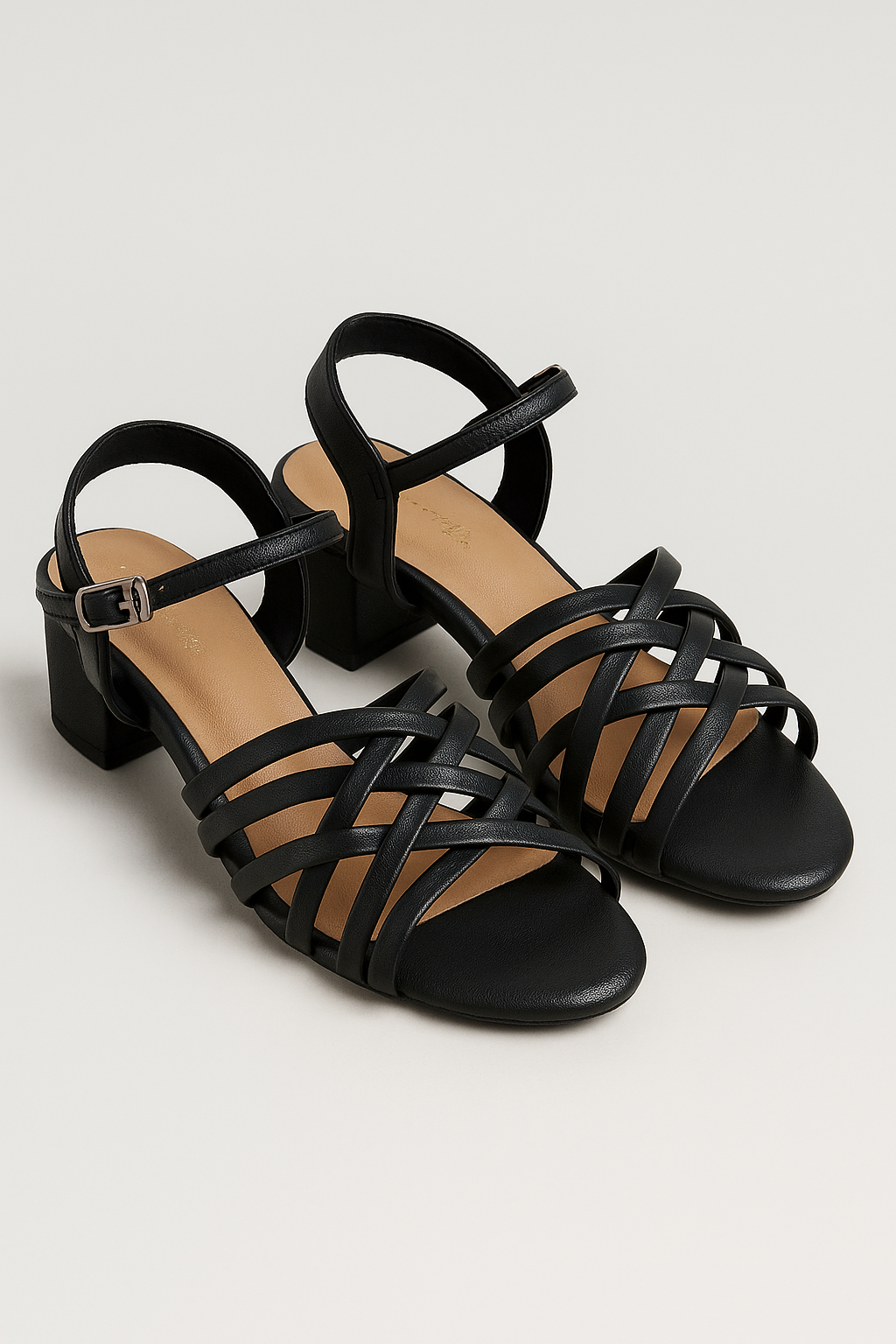 Scarpe sandali con cinturini a tacco blocco Donna - Nero - blocco casual sandals cinturini donna fashion sandals sandali sandals scarpe scarpe sandali tacco WOMEN - Concept Palermo