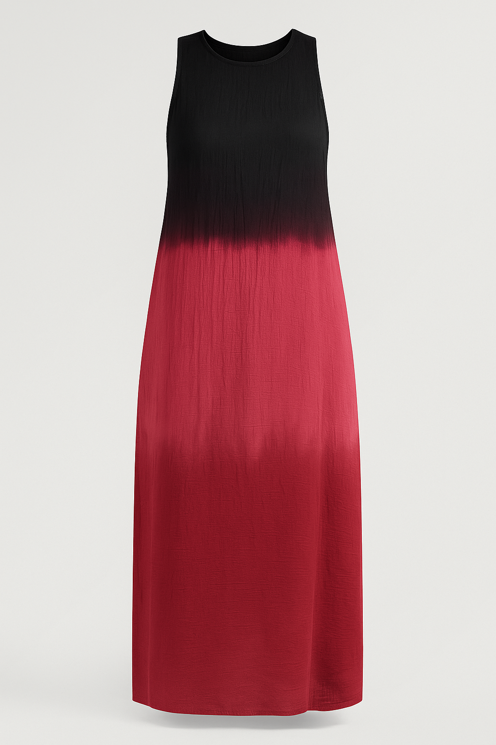 Abito Donna Estivo Senza Maniche A-Linea - Rosso - abito abito A-Line abito casual abito da viaggio abito donna abito estivo abito midi abito senza maniche comfort estivo donna dresses estivo linea maniche moda estiva moda femminile stile elegante - Concept Palermo