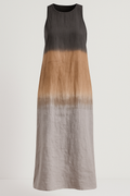 Vestido sin mangas en línea A para mujer verano