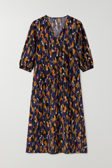 Vintage bloemenjurk voor dames, elegant en zomers, van katoen voor feesten en ceremonies