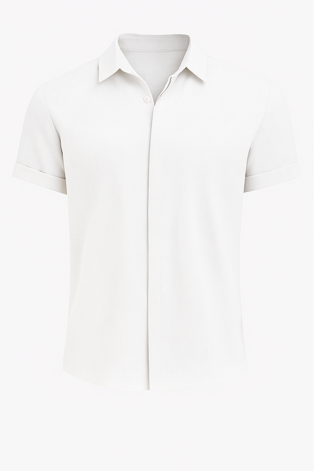 Camicia di lino da uomo – Leggera, comoda, estiva - Bianco - 300325 camicia camicia lino comoda estiva leggera lino men men's top clothes tops uomo win230325 - Concept Palermo