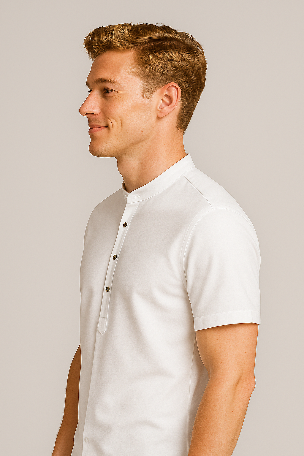 Camicia in lino leggera da uomo a maniche corte - - camicia camicia lino corte leggera lino maniche men's top clothes Shirts Shirts heren Shirts men uomo - Concept Palermo