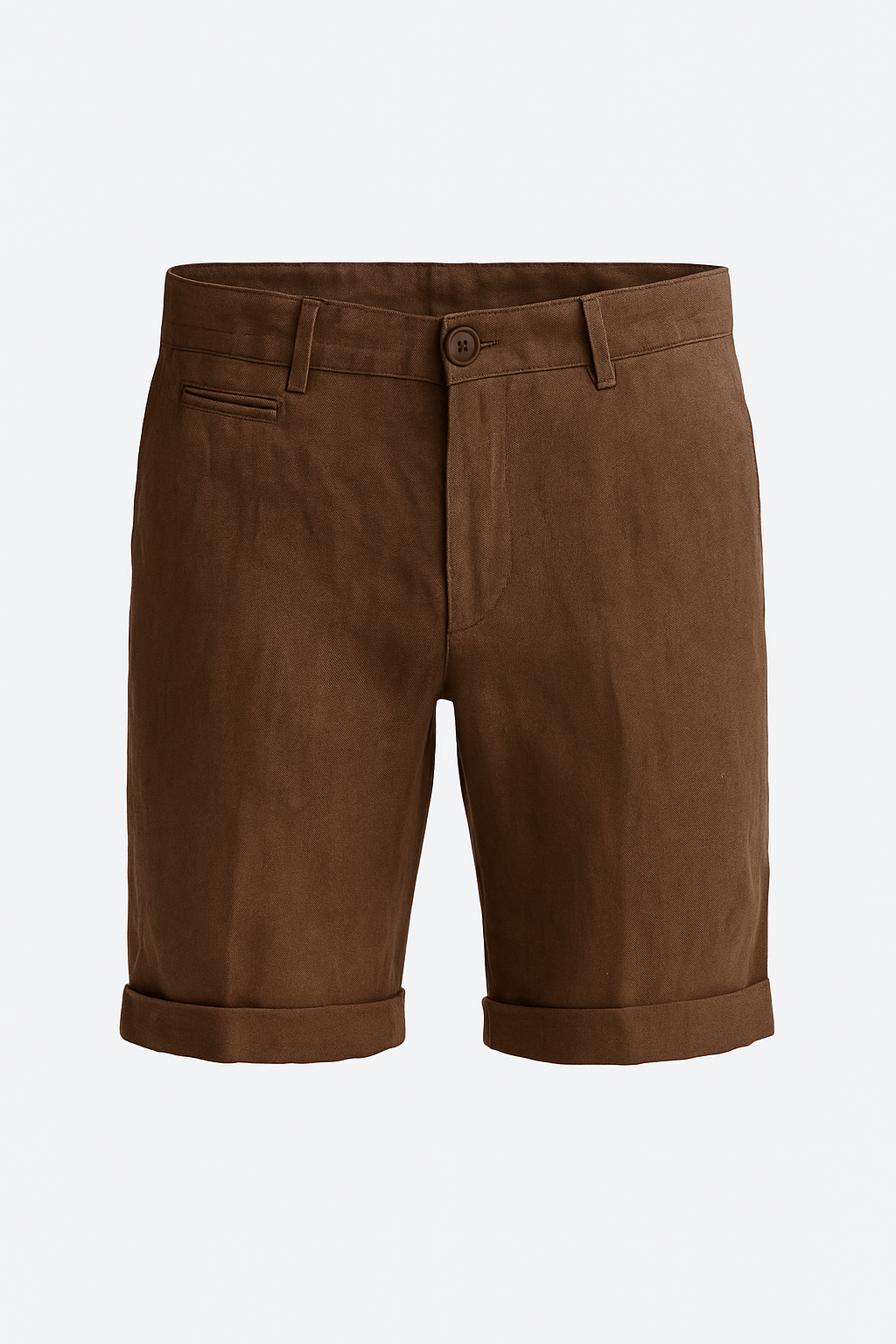 Pantaloncini in lino casual con orlo arrotolato Uomo - Marrone - _wf_cus arrotolato casual komfortable Shorts lino orlo pantaloncini pantaloncini lino shorts shorts for men Summer shorts uomo - Concept Palermo