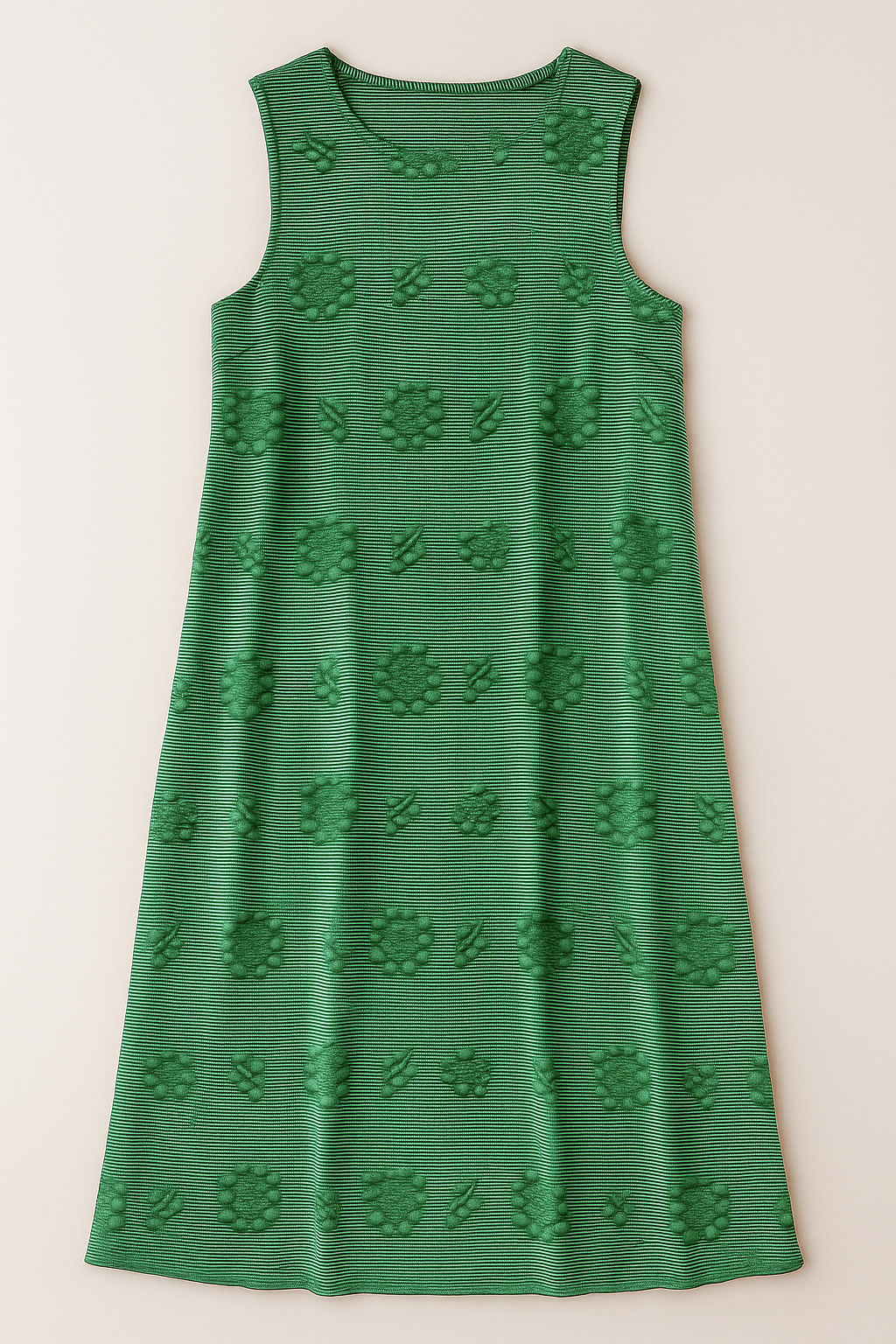 Abito Estivo Donna Casual con Tasche, Vestito Lungo Elegante Spiaggia Mare - Verde - abbigliamento estivo abito abito con tasche abito estivo comfort quotidiano donna dresses eleganza semplice estivo lunghezza midi ricami floreali silhouette relaxed stile casual estivo tasche vestito senza maniche - Concept Palermo
