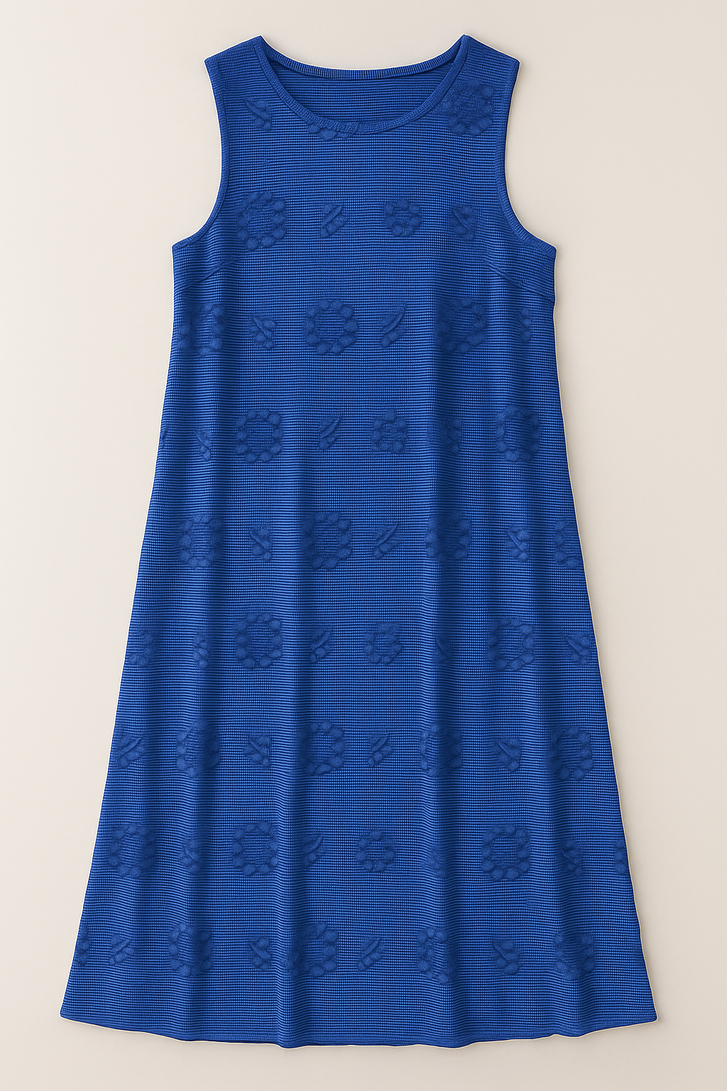 Abito Estivo Donna Casual con Tasche, Vestito Lungo Elegante Spiaggia Mare - Blu - abbigliamento estivo abito abito con tasche abito estivo comfort quotidiano donna dresses eleganza semplice estivo lunghezza midi ricami floreali silhouette relaxed stile casual estivo tasche vestito senza maniche - Concept Palermo