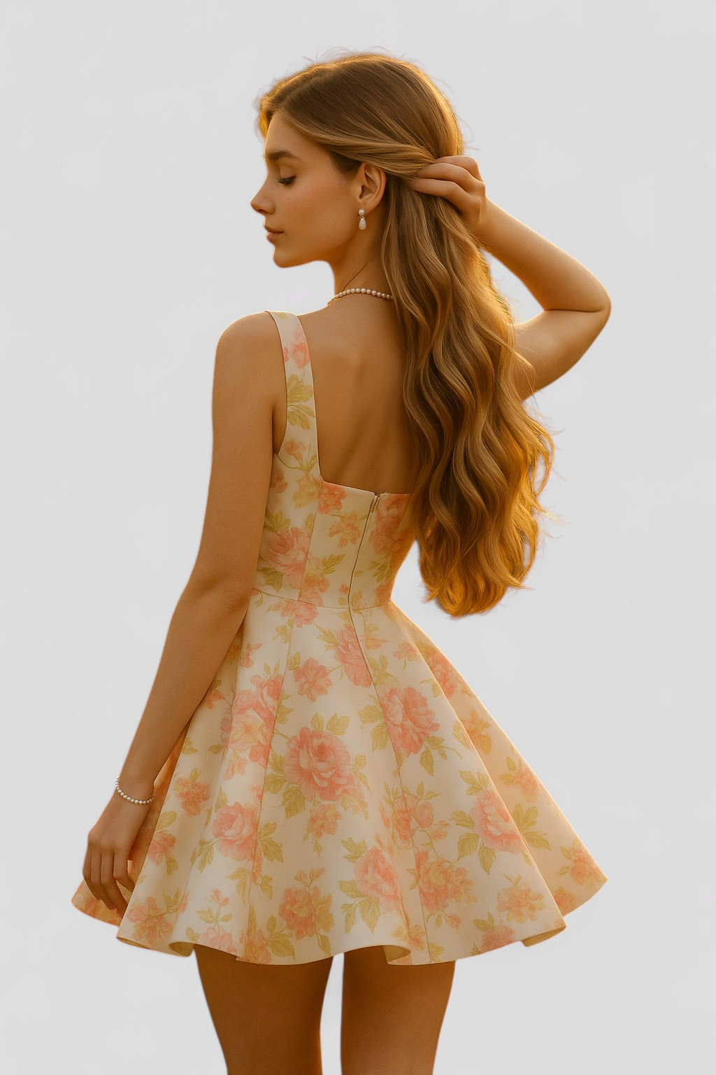 Abito Donna Senza Maniche Floreale Poliestere - - abito abito collo a cuore abito corto abito donna abito estivo abito floreale abito regolare abito senza maniche donna dresses floreale maniche moda estiva poliestere stampa floreale vestito leggero vestito per occasioni speciali - Concept Palermo