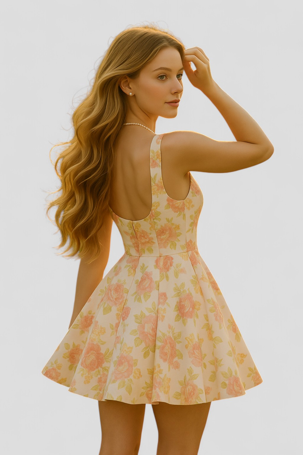 Abito Donna Senza Maniche Floreale Poliestere - - abito abito collo a cuore abito corto abito donna abito estivo abito floreale abito regolare abito senza maniche donna dresses floreale maniche moda estiva poliestere stampa floreale vestito leggero vestito per occasioni speciali - Concept Palermo