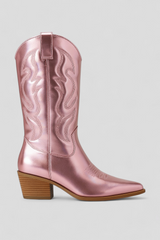 Dames Cowboylaarzen Zwart van Echt Leer - Comfortabel, Authentieke Westernstijl