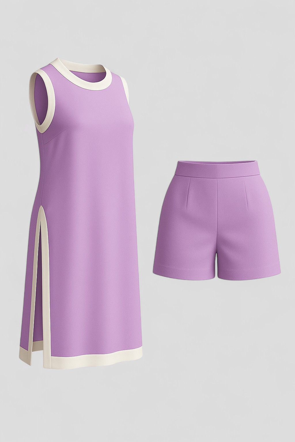 Completo Estivo Donna Color Block Boho - Porpora - Abbigliamento Casual Donna Abito Senza Maniche block boho color Comfort e Stile Donna completo completo estivo Completo Estivo Donna donna estivo Look Fresco Estivo Moda Color Block Outfit Boho Estate outfit sets Set Due Pezzi Donna Shorts e Top Estivi Versatile Outfit Estivo - Concept Palermo