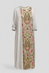 Dames set van twee stuks stedelijk elegant - korte top & hoge taille broek  