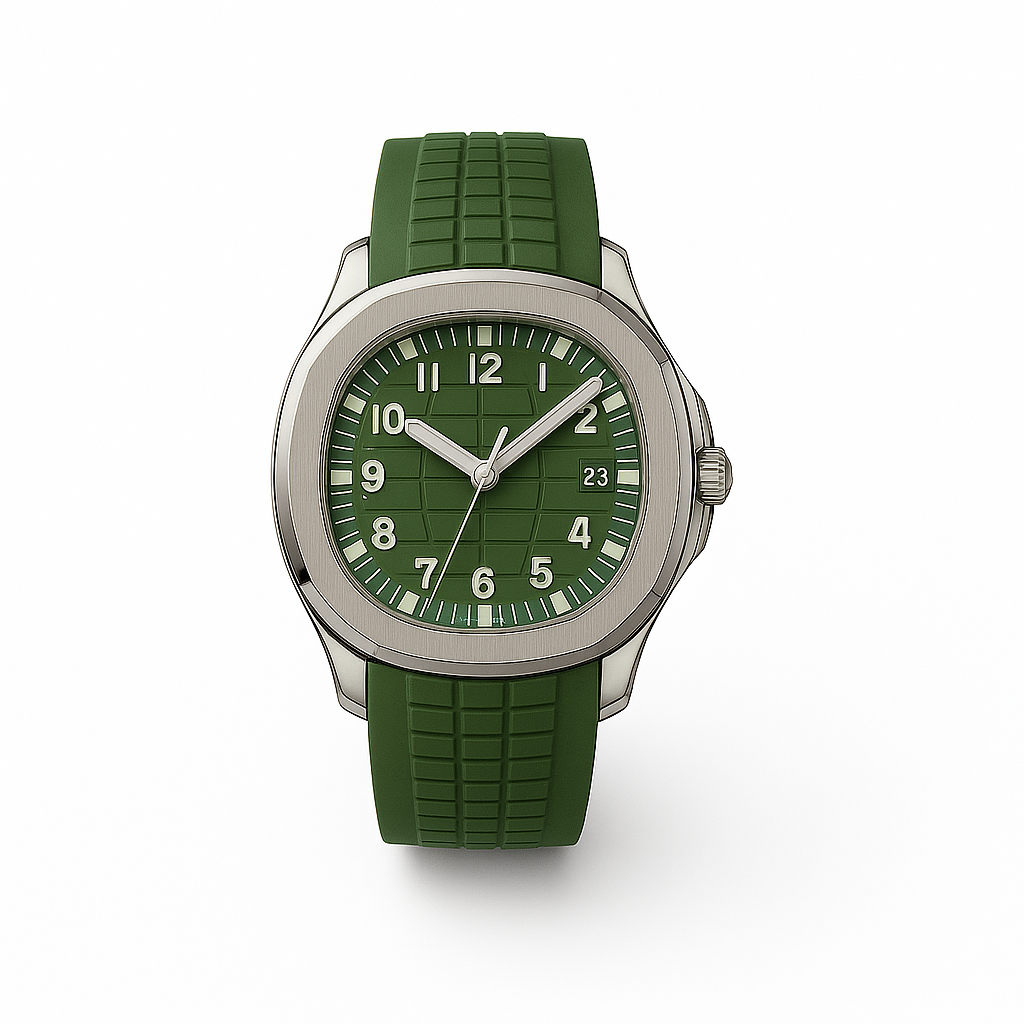 Orologio Automatico Uomo Lusso Acciaio Inox, Elegante Sportivo, Impermeabile - Verde Giappone-Miyota-8215 - automatico mens accessory orologio orologio sportivo sostenibilità sportivo stile uomini watch for men watches - Concept Palermo