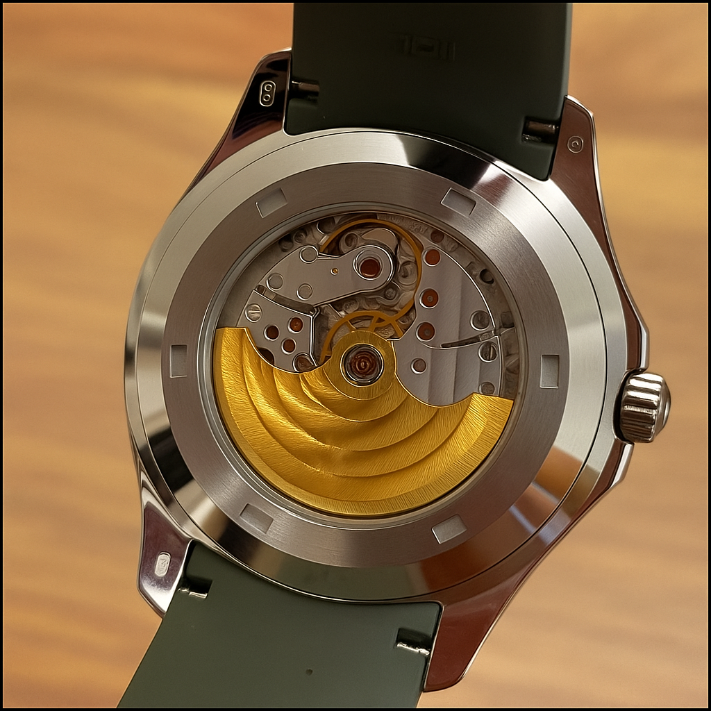 Orologio Automatico Uomo Lusso Acciaio Inox, Elegante Sportivo, Impermeabile - - automatico mens accessory orologio orologio sportivo sostenibilità sportivo stile uomini watch for men watches - Concept Palermo