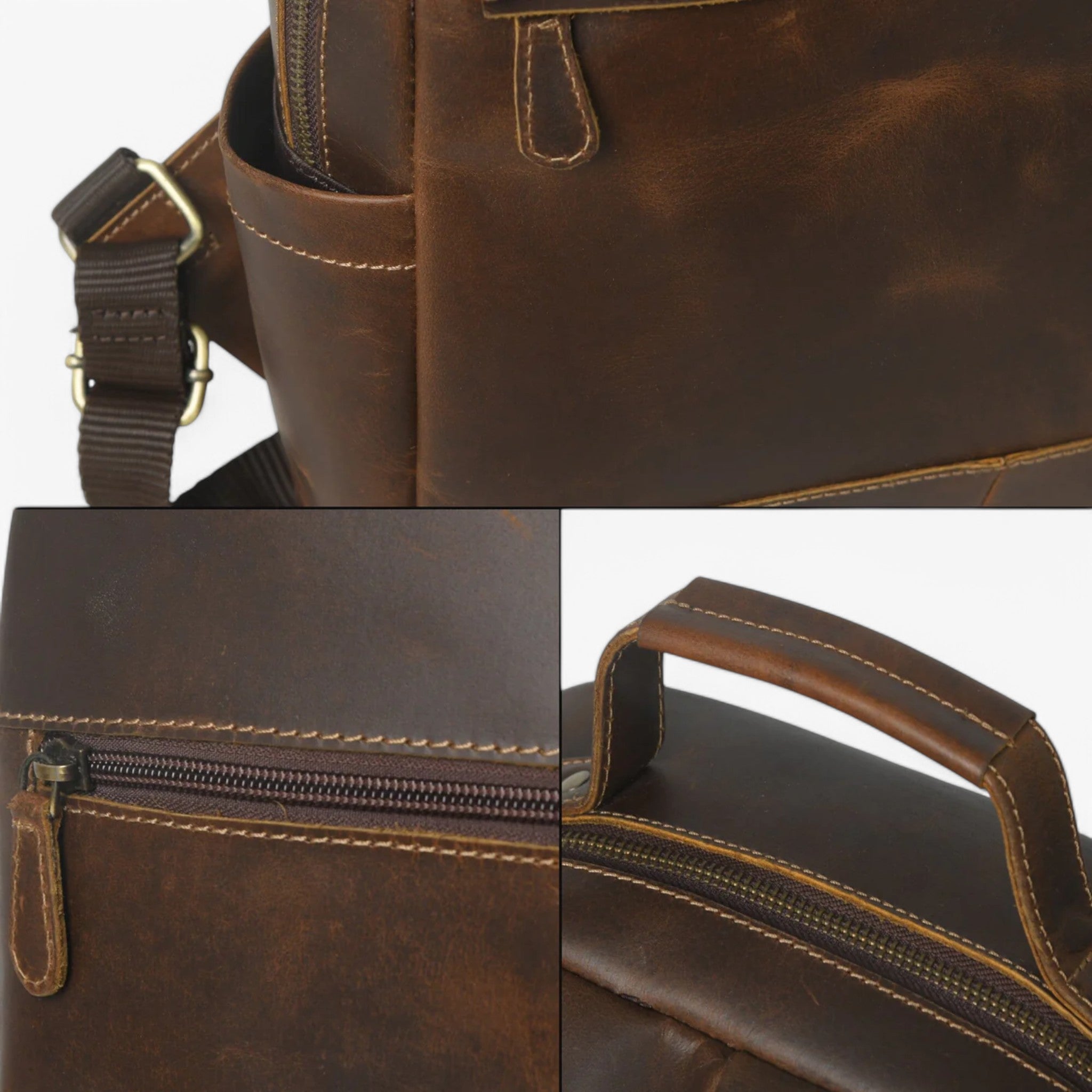 Zaino unisex in pelle di bufalo - - bags bufalo pelle spo-default spo-disabled spo-notify-me-disabled unisex zaino zaino unisex - Concept Palermo