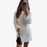 Mini-jurk met pailletten
