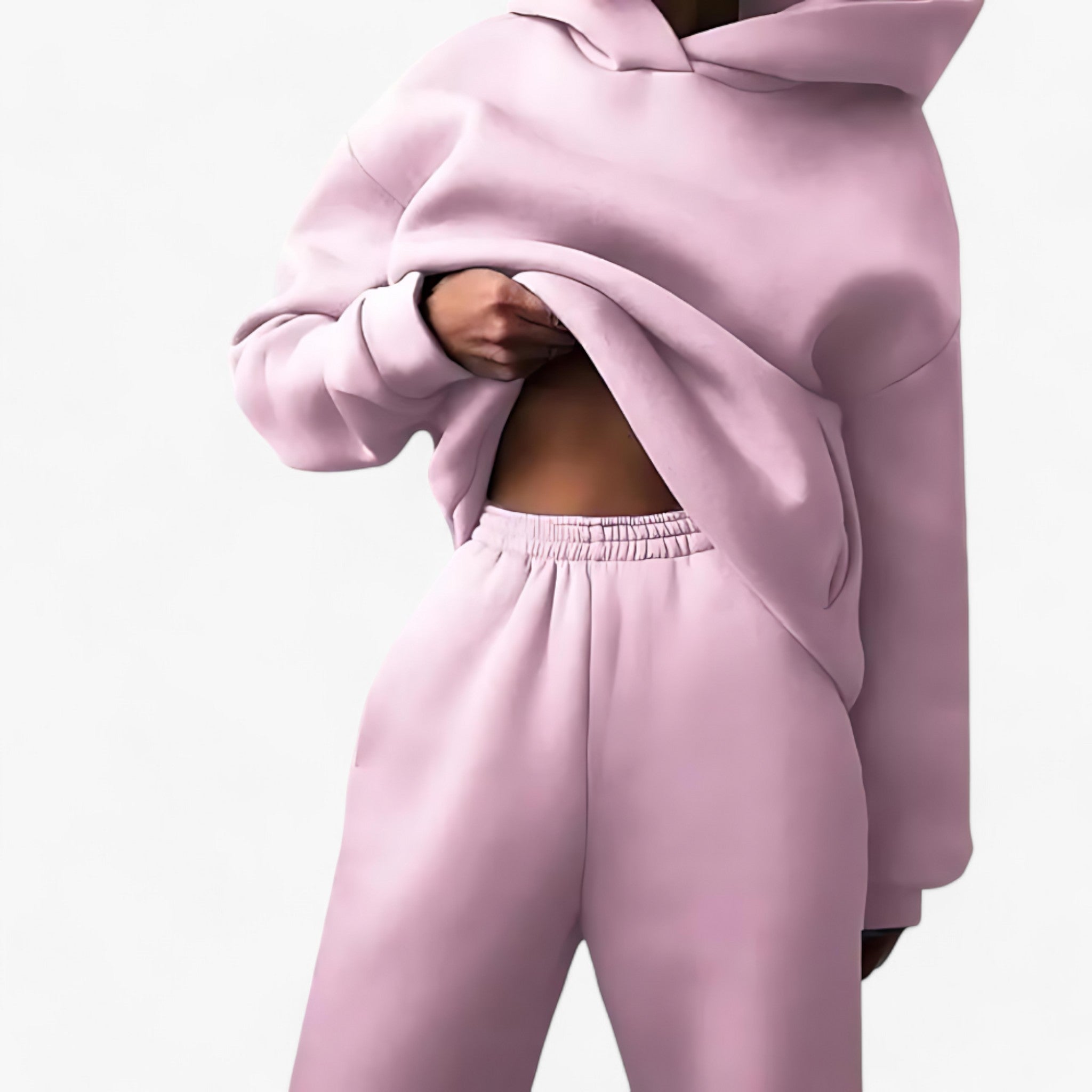 Set Giacche a Cappuccio Invernali Valeria - Calore accogliente per le giornate fredde Uomo - Rosa - 2 piece accogliente calore cappuccio fredde giacche giacche cappuccio giornate invernali outdoor set trends women - Concept Palermo