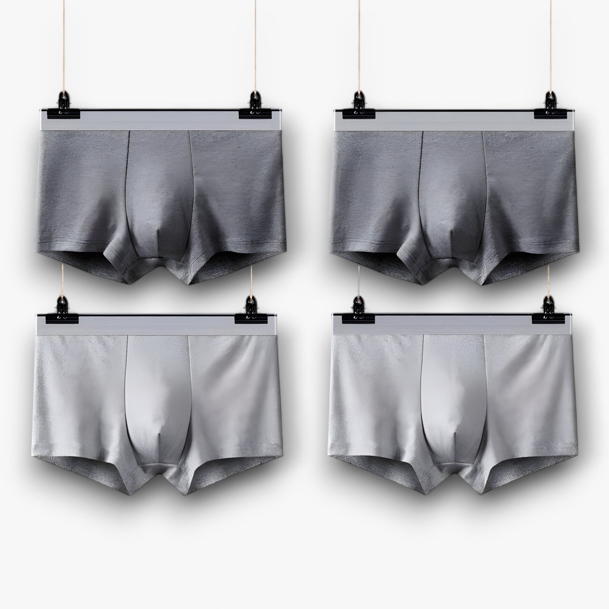 Boxer Corti Respirabili - Sexy e Confortevoli Uomo - 2 Grigio - 2 Scuro - boxer boxer briefs boxer corti boxers briefs confortevoli corti evan | boxer corti respirabili - sexy e confortevoli - € men's underwear respirabili sexy uomo - Concept Palermo