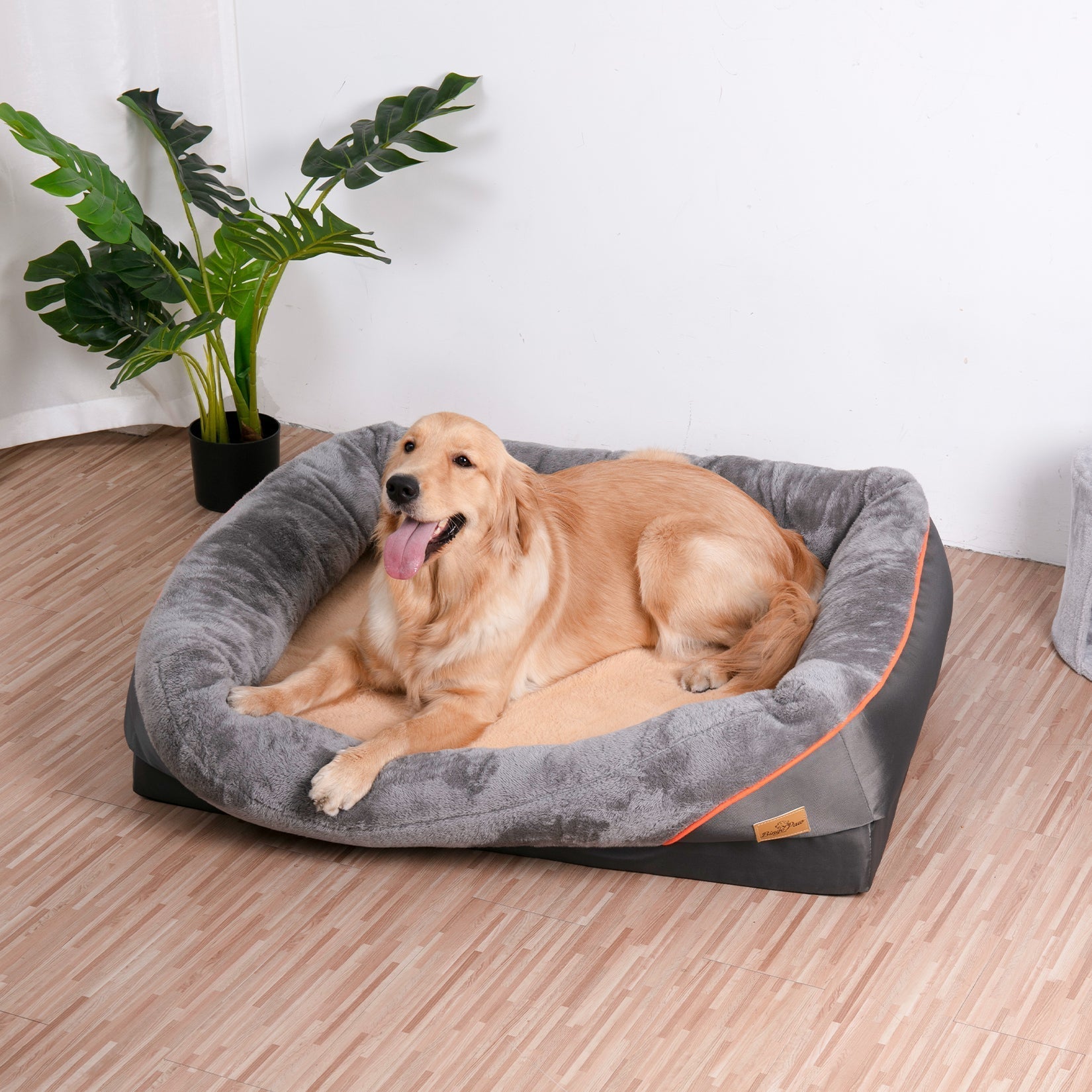 Cuscino ortopedico grande per cani - Grigio Uomo - - cani cuscino cuscino ortopedico dog bed ortopedico pets & supplies uomo - Concept Palermo