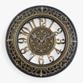 Reloj de pared de lujo para hombre, diseño moderno y silencioso