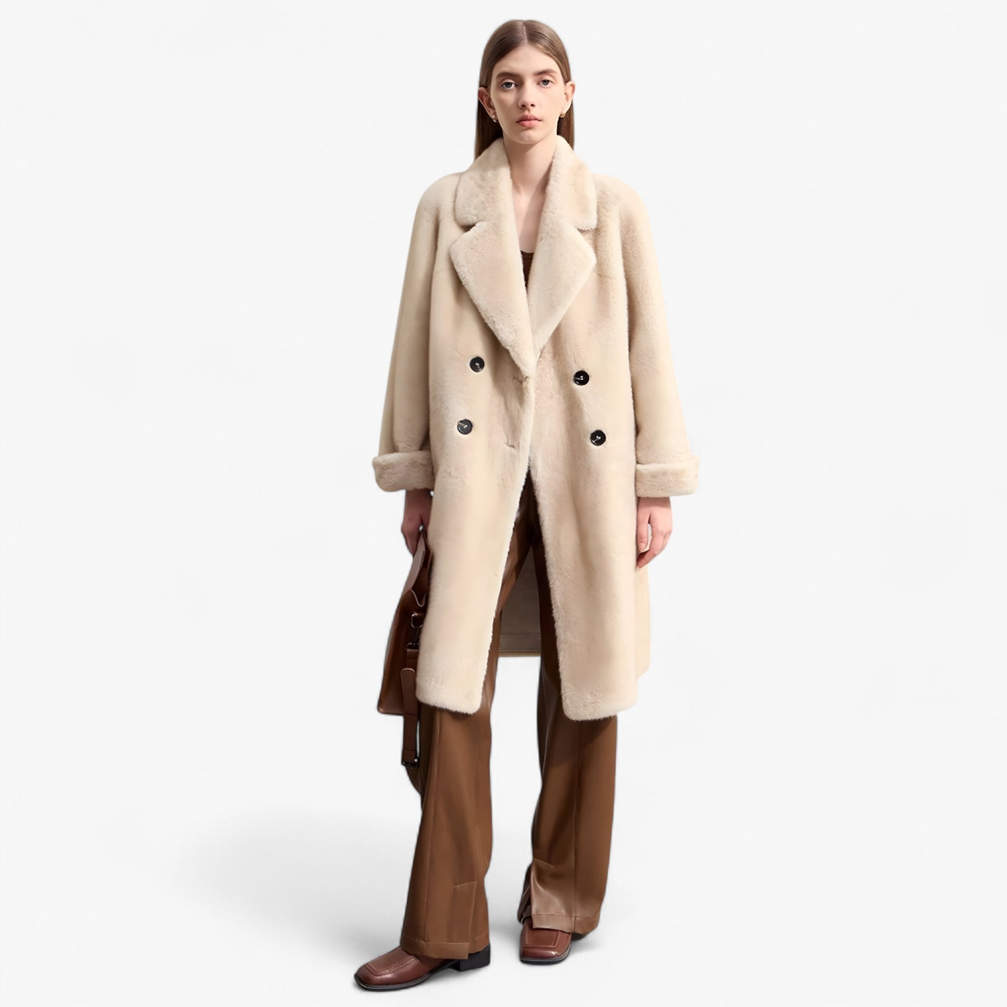 Cappotto Invernale in Pelliccia Sintetica Donna - - cappotto cappotto invernale donna faux_fur_coats-ai female-ai invernale Jackets jackets_coats-ai pelliccia sintetica women's coats & jackets - Concept Palermo