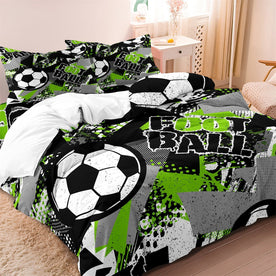 CoolCovers - Piumino da bambino a tema calcio Copripiumino Set di biancheria da letto Cotone Poliestere - EU King - bambino bedsheets biancheria calcio coolcovers copripiumino cotone Cotton Duvet Duvetcover home & garden Kids letto Unisex - Concept Palermo