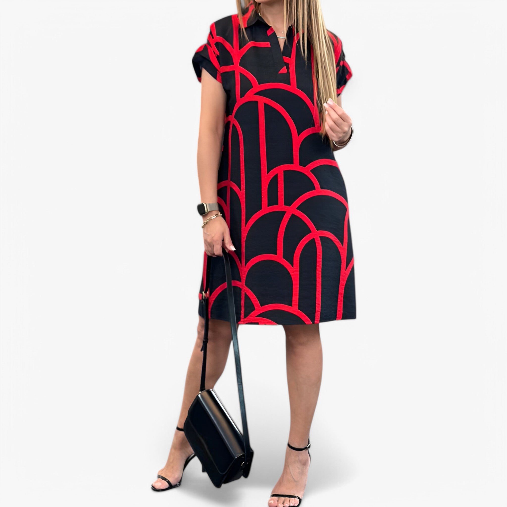 Vestito midi - Senza tempo e con stile Donna - Rosso - donna dresses midi stile tempo vestito vestito midi - Concept Palermo