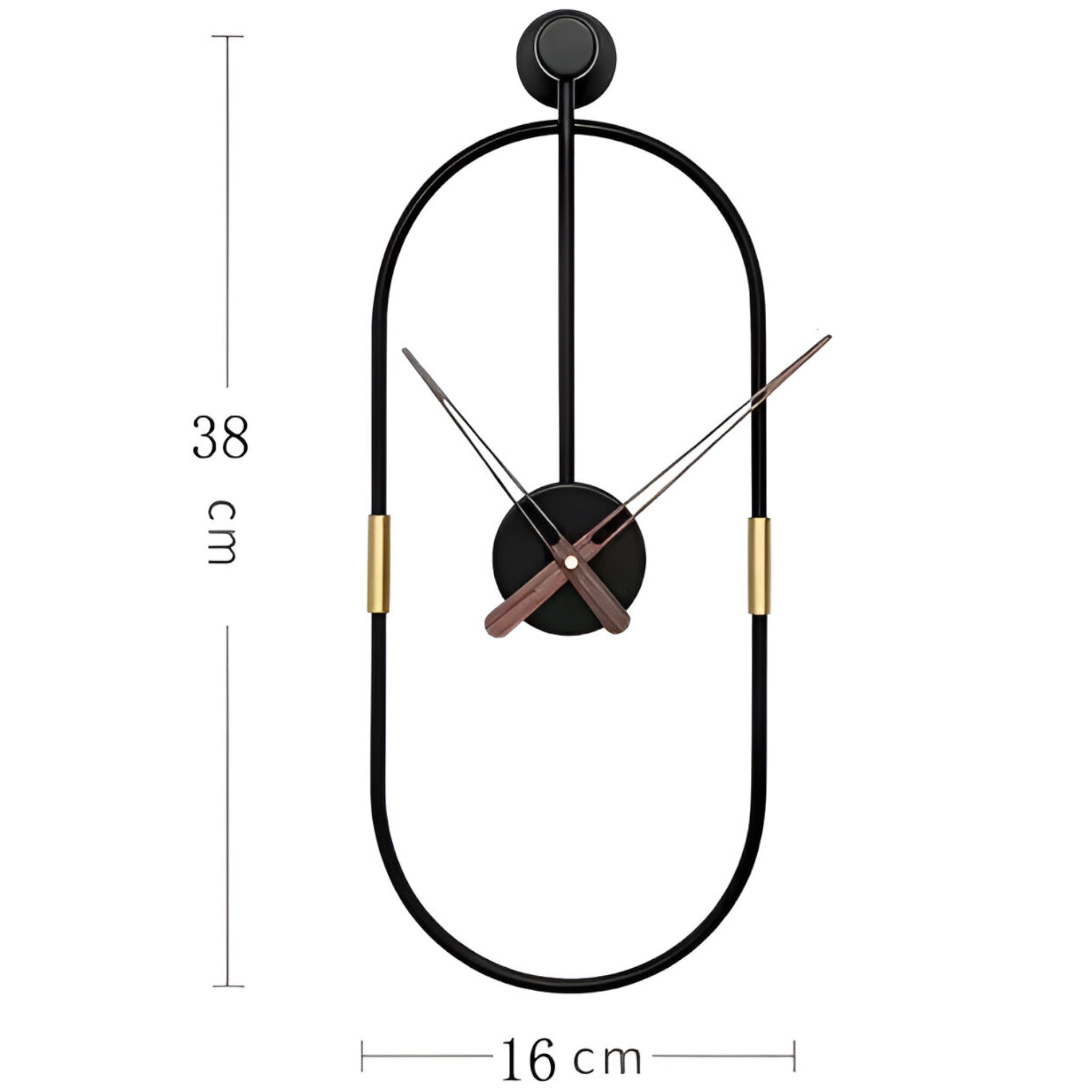 Orologio da parete grande minimalista per il soggiorno Uomo - - minimalista orologio orologio parete P257 parete soggiorno uomo wall clock wall clocks - Concept Palermo