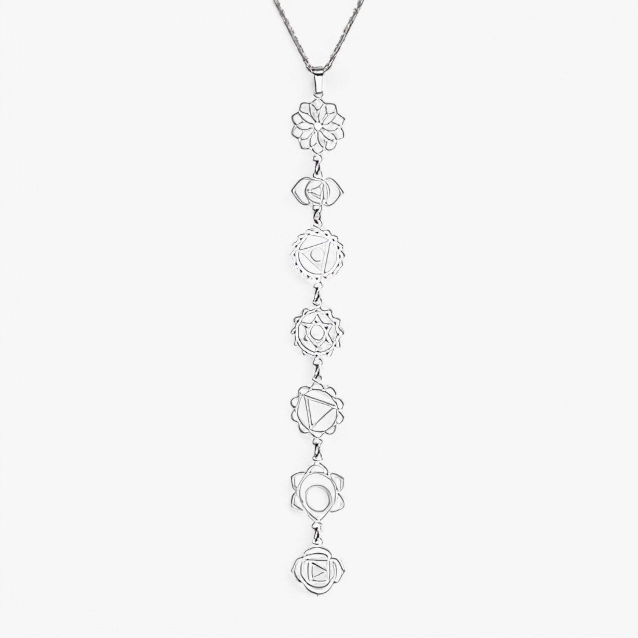 Collana delle Dee dei 7 Chakra Lana Donna - - 7 Chakra all Bali Chakra collana collana chakra donna Handgemacht jewelry Kraft lana Mutter Erde necklace out-of-stock Urkraft - Concept Palermo