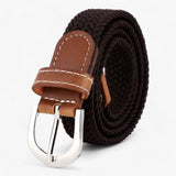 Elastische gevlochten riem voor heren/dames - Comfort en stijl, diverse kleuren en maten