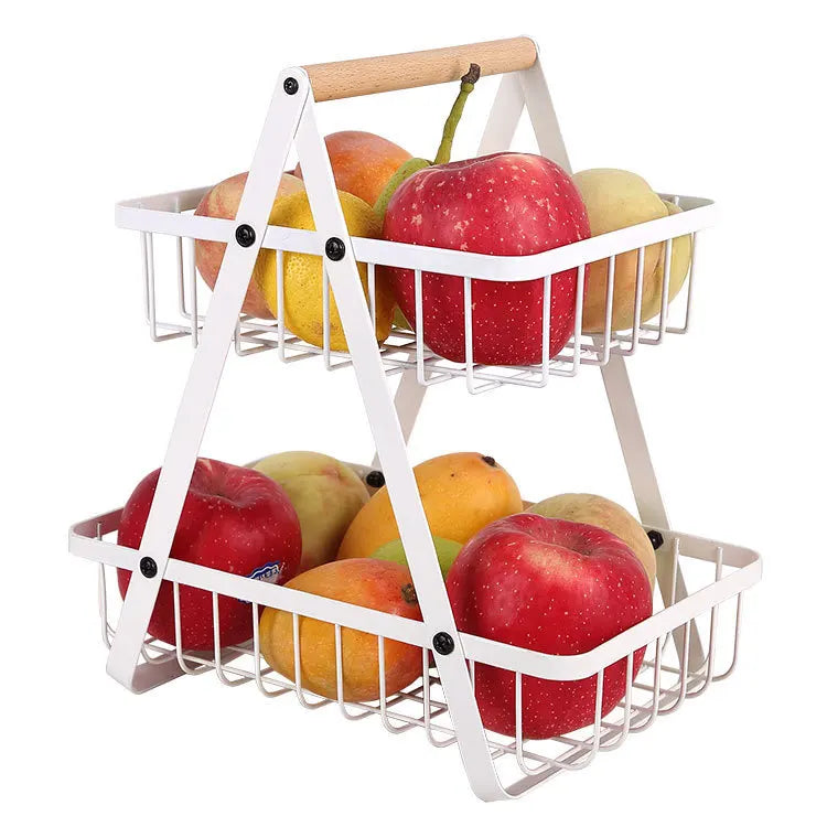 FruitCascade - Cesto di frutta a 3 strati - 2 livelli bianco - cesto fruitcascade frutta home home & garden strati - Concept Palermo