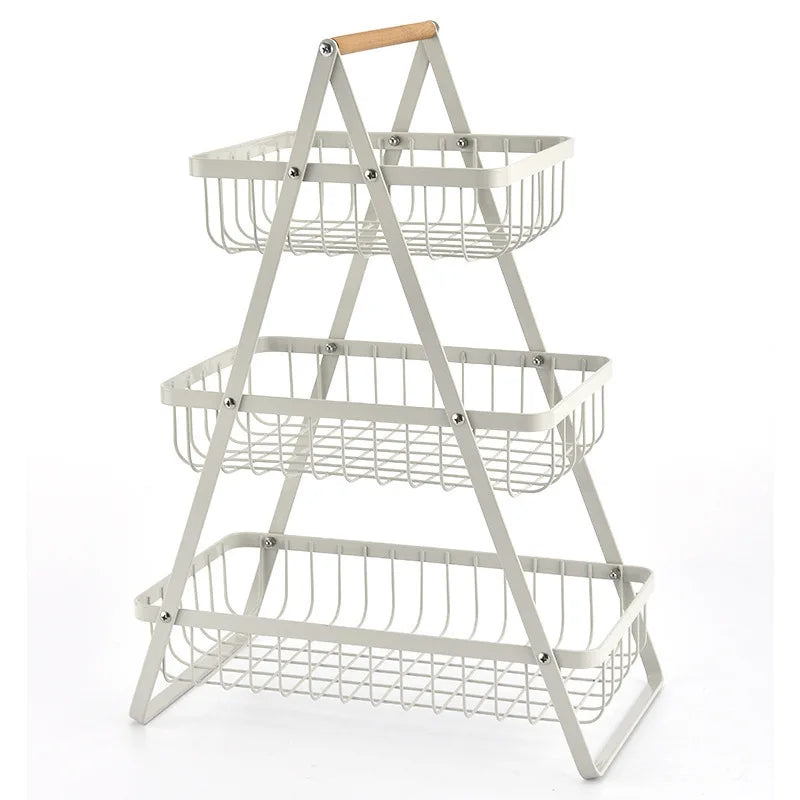 FruitCascade - Cesto di frutta a 3 strati - 3 livelli bianco - cesto fruitcascade frutta home home & garden strati - Concept Palermo