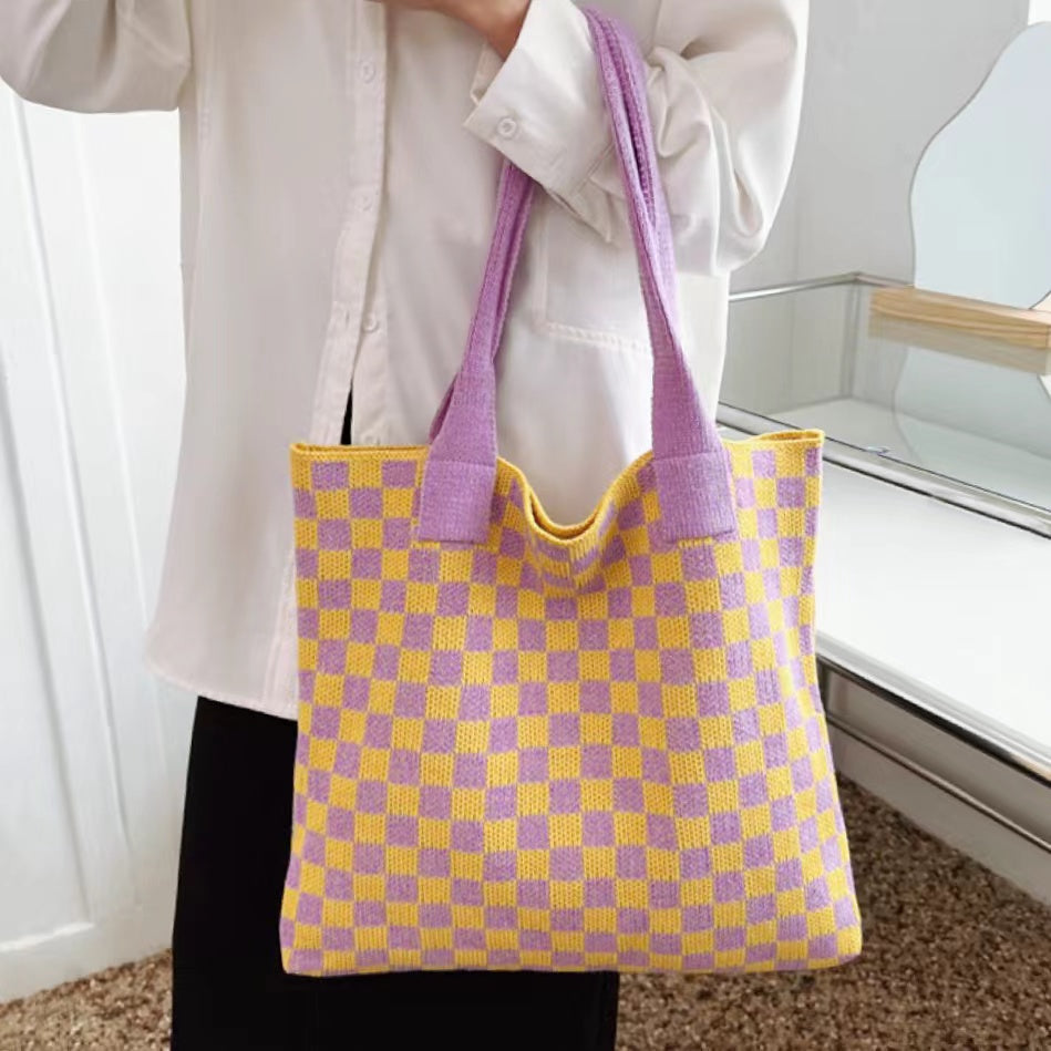 KnitTote - Borsa da trasporto all'uncinetto - - bags borsa knittote tote bag trasporto uncinetto women bags Women's handbags - Concept Palermo