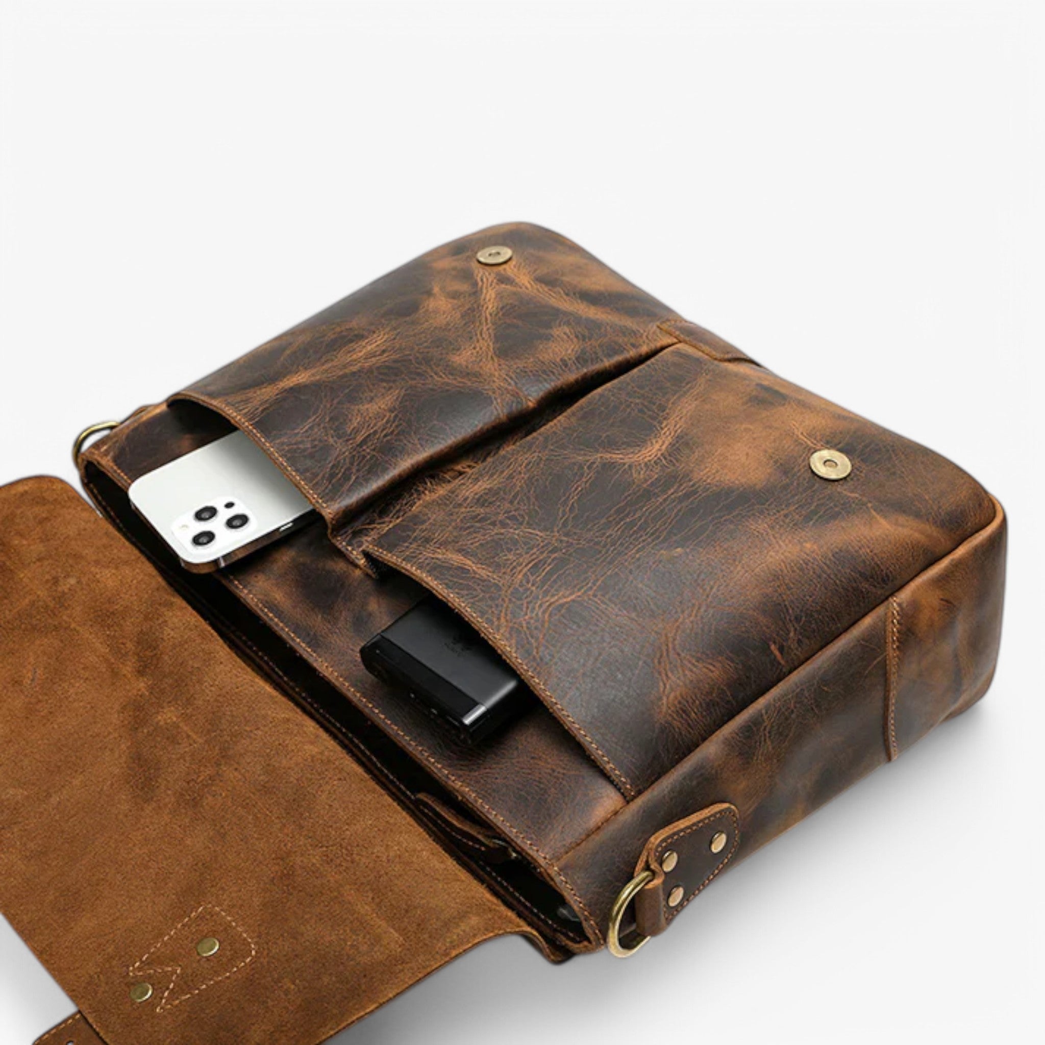 Borsa a tracolla in pelle vintage Donna - - accessoires bags borsa borsa tracolla donna pelle tassen tracolla vintage - Concept Palermo