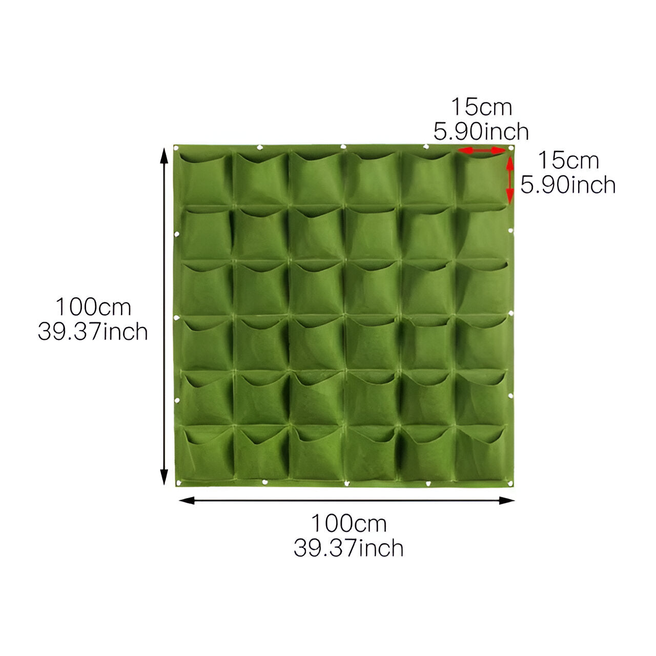 Borsa da appendere per il giardino - per appendere le piante e per l'esterno. Uomo - 36 griglia verde - appendere borsa borsa appendere esterno garden Garden accessories Garden supplies giardino home & garden piante uomo - Concept Palermo