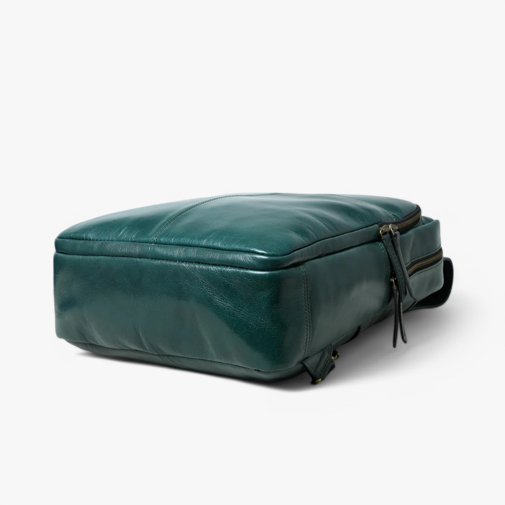Zaino Donna in Vera Pelle Italiana Verde Lusso, Elegante e Spazioso - - accessoires bags italiana pelle tassen zaino zaino pelle - Concept Palermo
