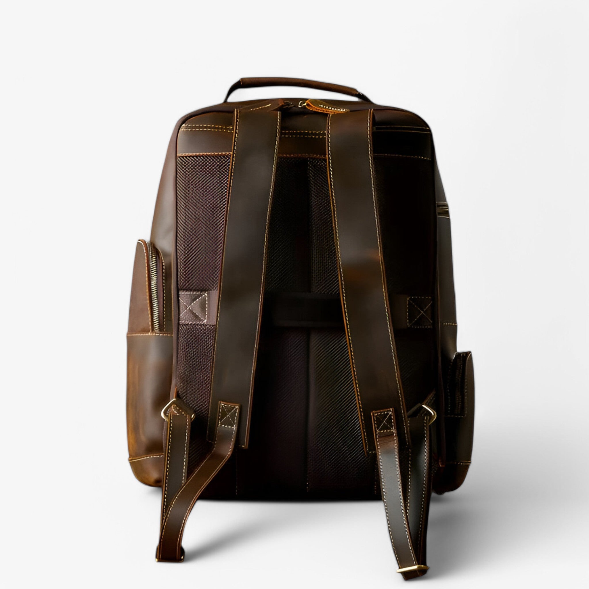 Zaino in Vera Pelle Stile Retrò - - accessoires bags pelle retr stile tassen vera zaino zaino vera - Concept Palermo