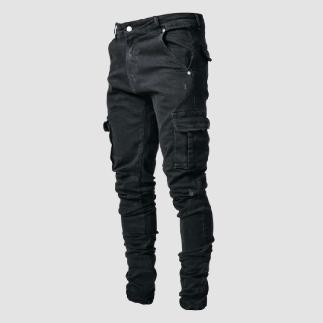 Jeans Ultra Elasticizzati per uno Stile Casual e Attivo - per le Vostre Giornate di Relax Uomo - Nero - attivo casual elasticizzati giornate Heren Hosen jeans jeans elasticizzati MÄNNER pants relax sale - Concept Palermo