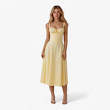 Damesjurk van viscose in nachtblauw elegant en comfortabel