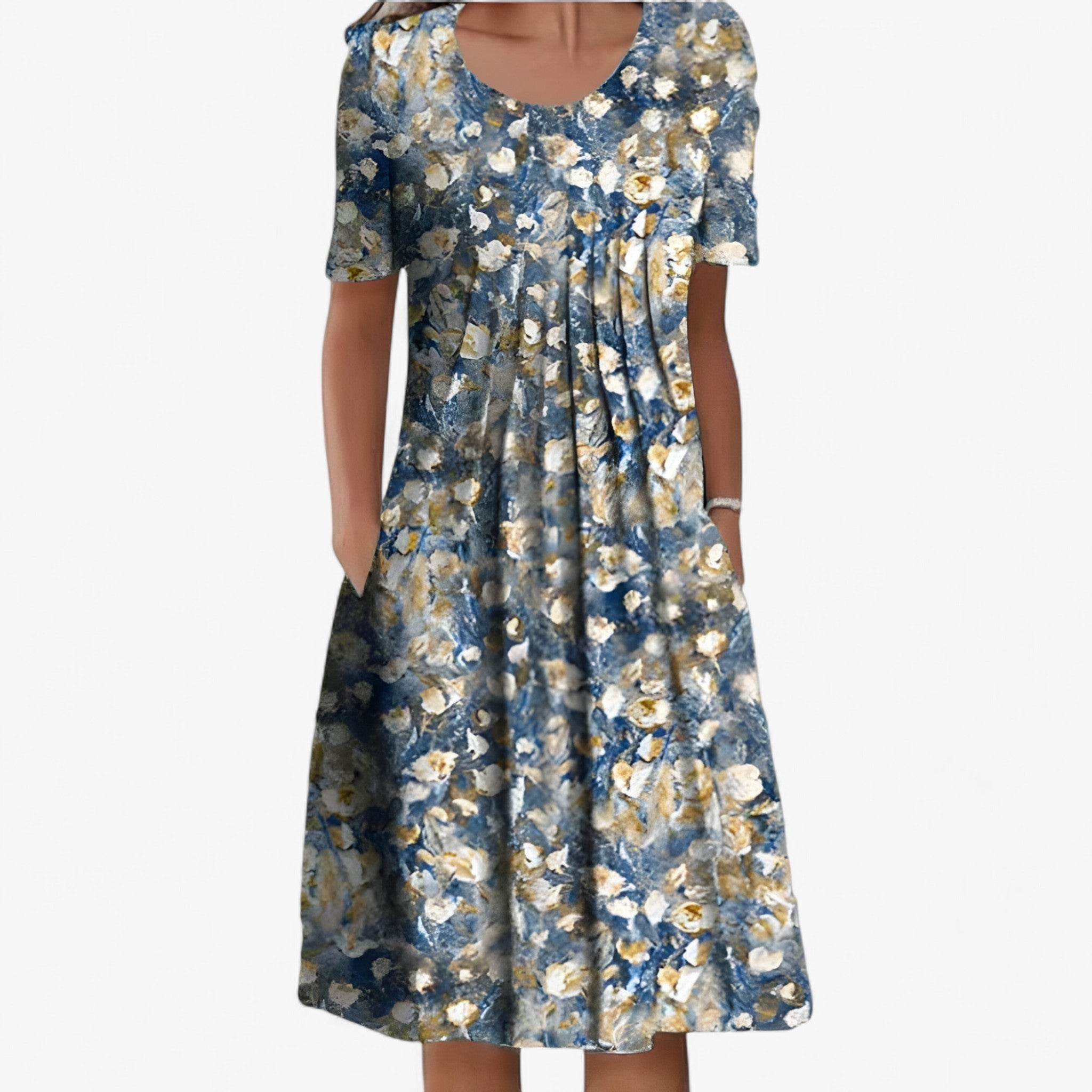 Abito Estivo Donna in Cotone Leggero Traspirante S-XL - Vari Colori - Giallo - abito abito cotone cotone donna Dresses female dress WOMEN - Concept Palermo