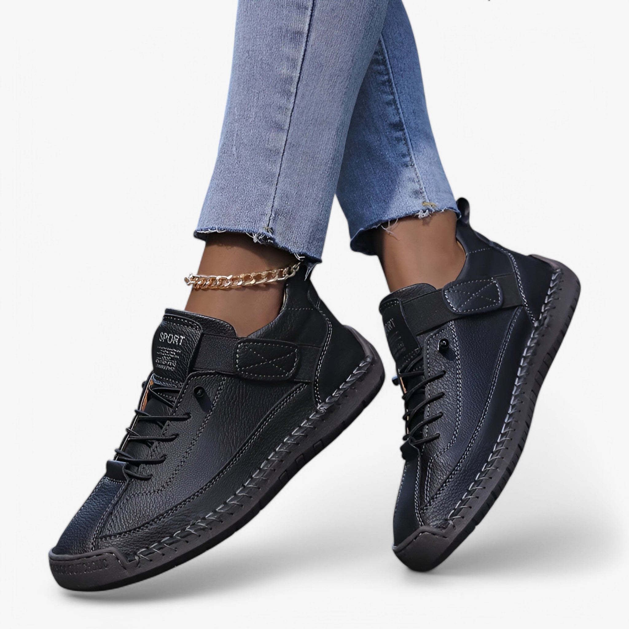 Scarpe Donna Comfort Antiscivolo Morbide per Camminare a Lungo - Nero - antiscivolo chaussure comfort google morbide scarpe scarpe comfort shoes - Concept Palermo
