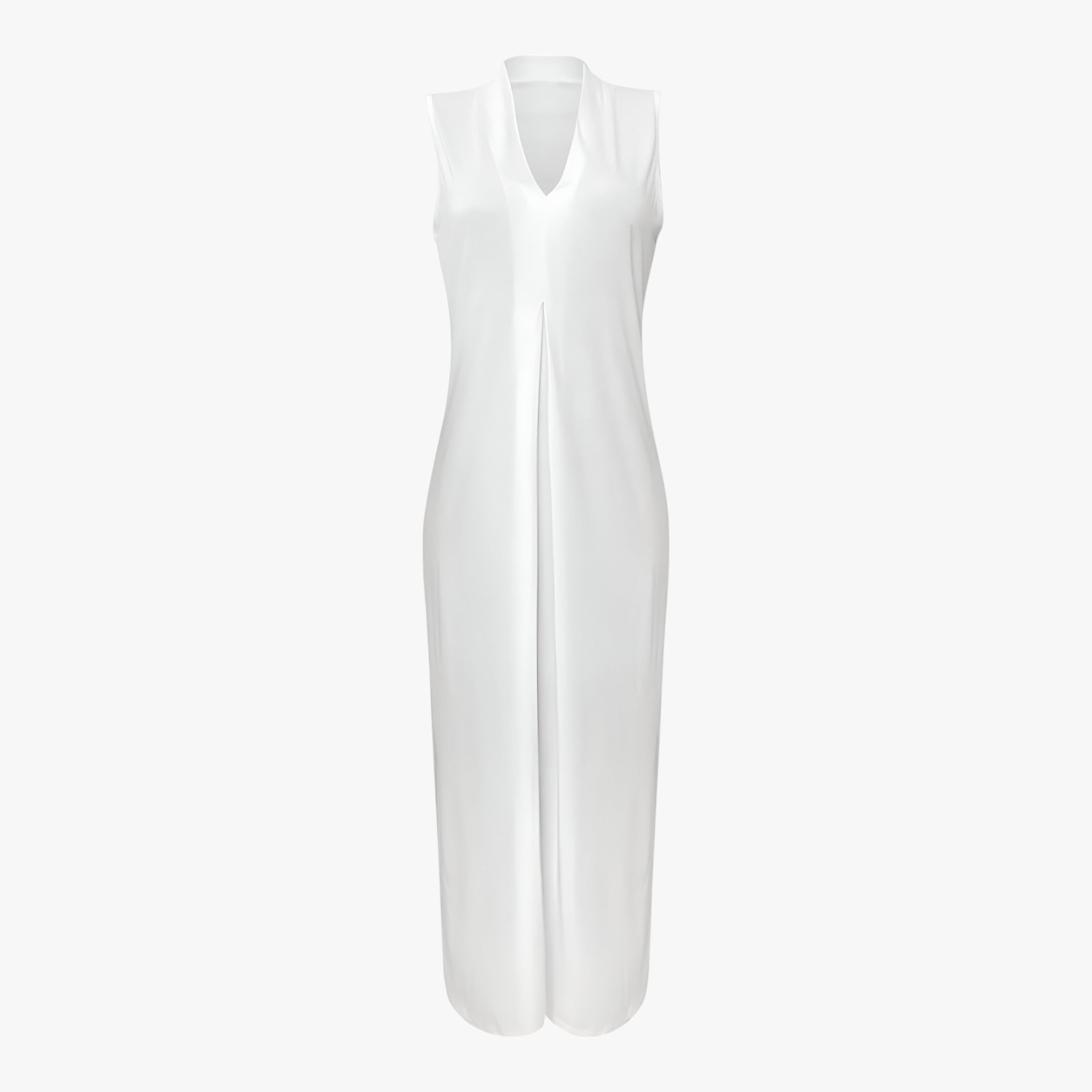 Abito lungo con cardigan in omaggio - Chic e confortevole Donna - Bianco - abito abito cardigan cardigan chic confortevole donna dresses omaggio - Concept Palermo
