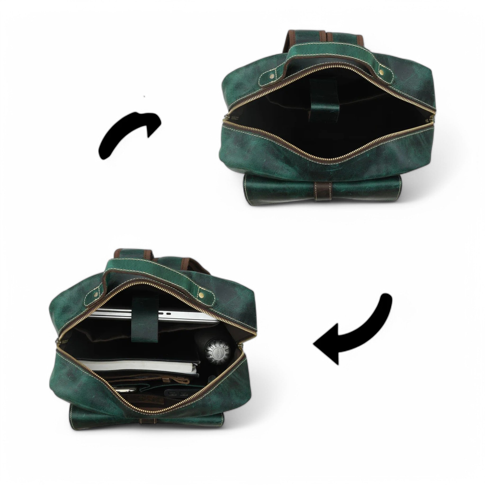 Zaino in pelle Greenfield - - bags greenfield pelle spo-default spo-disabled spo-notify-me-disabled zaino zaino pelle - Concept Palermo