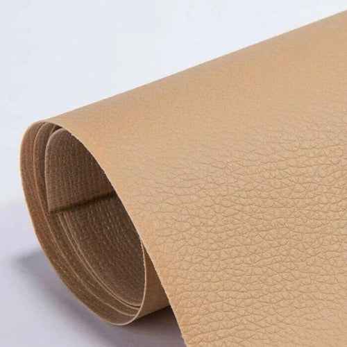 Toppe di Pelle Adesive Nere per Riparazione Divano, Sedile Auto, Abbigliamento - Confezione di 10x20cm - Kaki - adhésifs auto cross-from-marche-lino-15835938521437 cuir New-google new_for_google patchs patchs auto réparations - Concept Palermo