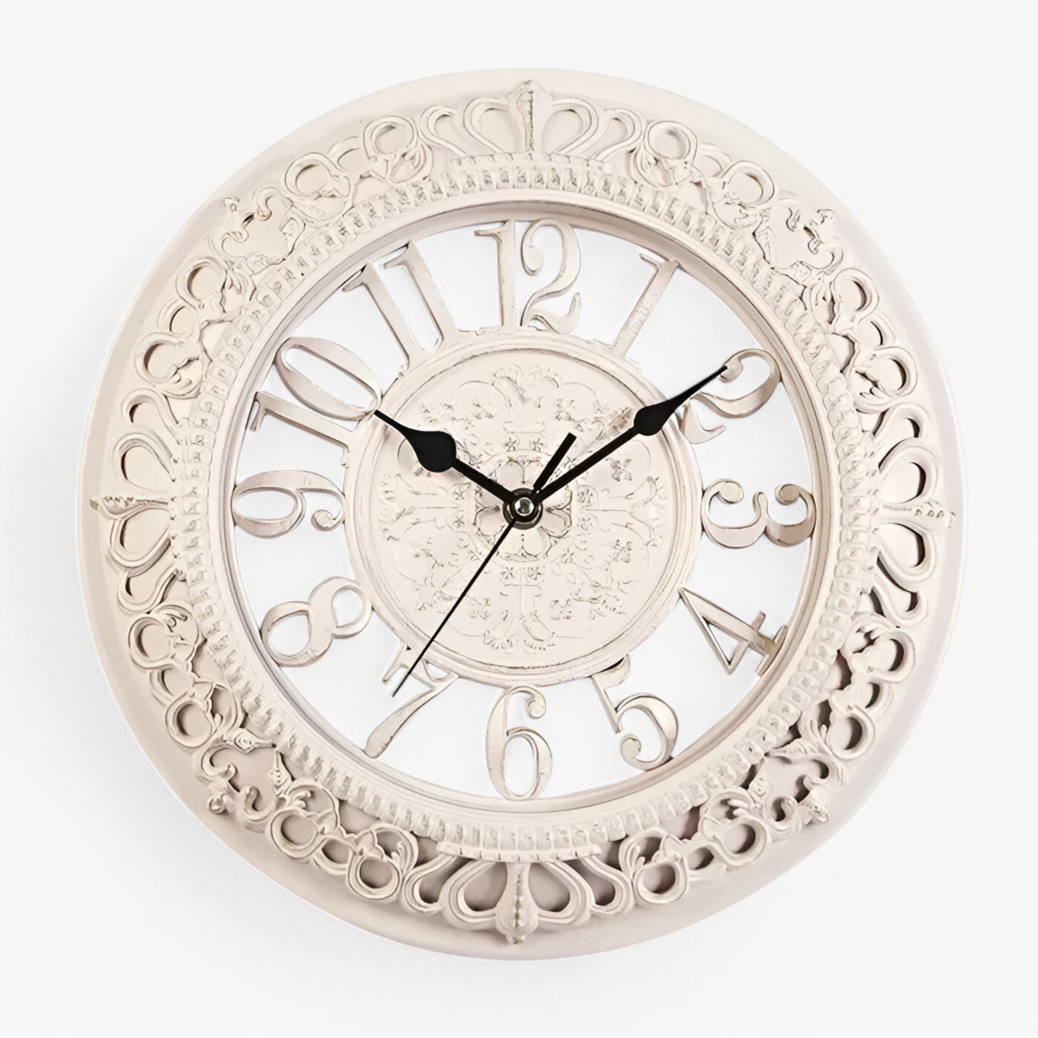Orologio da Parete di Lusso per Uomo, Design Moderno e Silenzioso - Bianco - orologio orologio parete P365 parete uomo wall clocks - Concept Palermo
