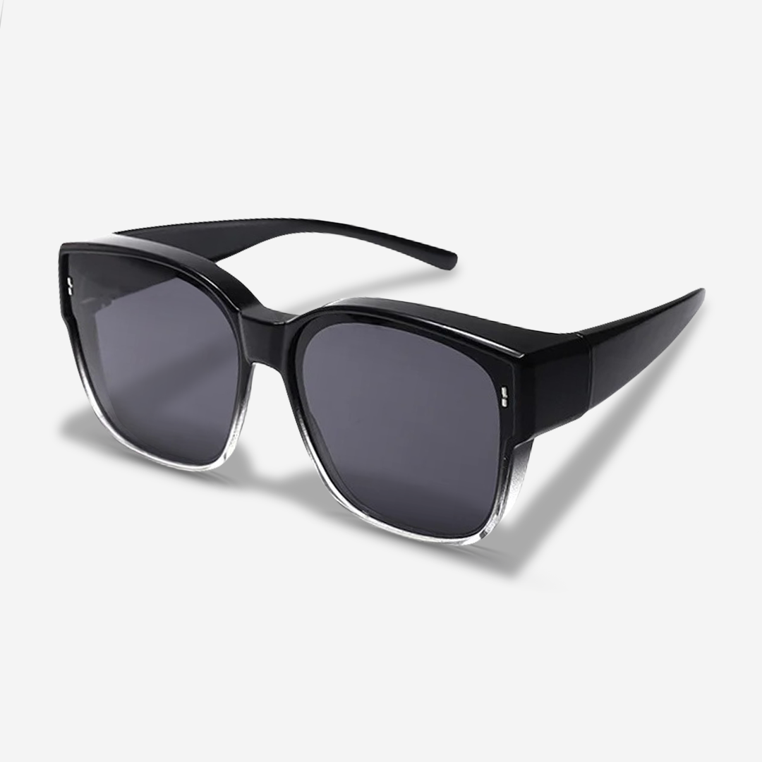 Occhiali da sole per portatori di occhiali - La protezione solare per i vostri occhiali - Elegante Nero a metà - occhiali occhiali sole portatori protezione solare sole sun glasses sunglasses vostri WOMEN - Concept Palermo