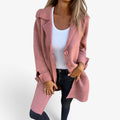 Chaqueta de lana elegante para mujer - cálida y suave, varios colores y tallas