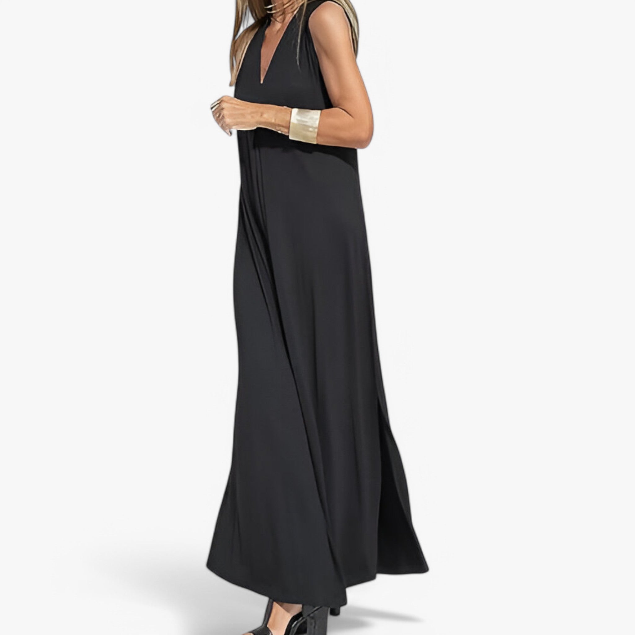 Abito lungo con cardigan in omaggio - Chic e confortevole Donna - - abito abito cardigan cardigan chic confortevole donna dresses omaggio - Concept Palermo