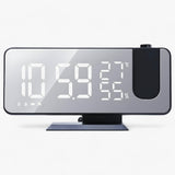 Slimme wekker - FM-radio en LED-display met 180° tijdprojectie